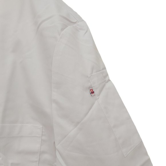 Bragard Chef Coat Jacket Men's 1X White Button Up Double Breasted Long Sleeve - Picture 6 of 13
